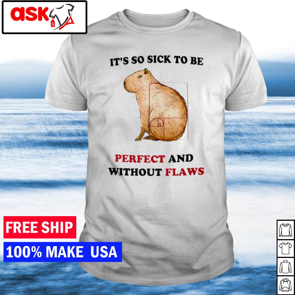 Official it's so sick to be perfect and without flaws shirt