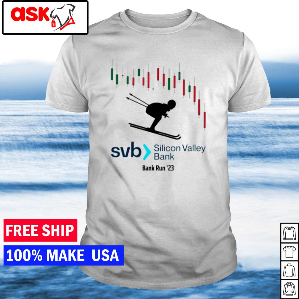 Premium snowboarding Svb silicon valley bank run 23 'shirt